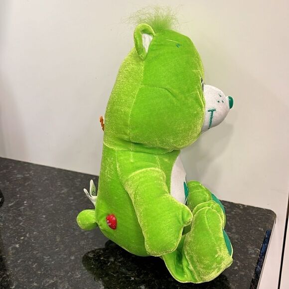 2004 Care Bear, Good Luck Bear. 15 Inch Plush. Great Colors. - Picture 7 of 11